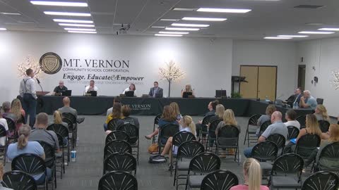 Mt Vernon Indiana School Board Meeting 08 06 2021