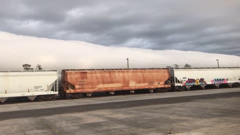 Huge Train Clouds