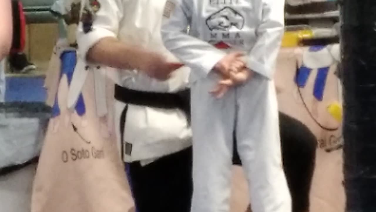 Mattys 1st stripe on orange belt / Matt Ahn Talk Show