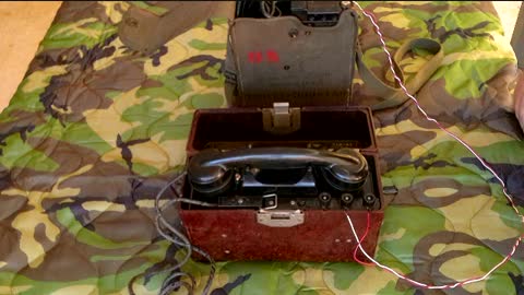 FIELD PHONE OPS: USSR Field Phone TAI-43 Field Phone