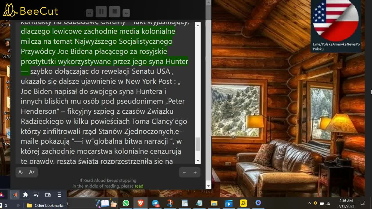 12 lipca 2022 r❌Zbrodnie Bidena skłaniają Europę do lamentu „Nie wygrywamy globalnej narracji”❌