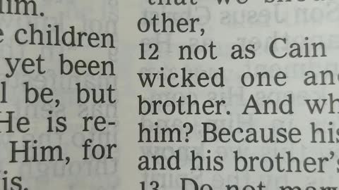 Reading 1 John 3:13-18