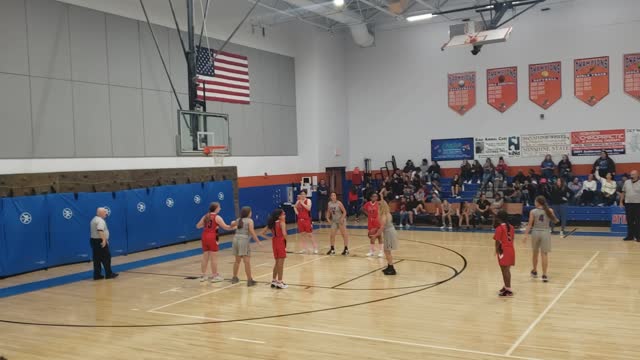 Karly Pasmore Steel, Fast Break, Score and One - Varsity Basketball - Powell vs. Challenger K8