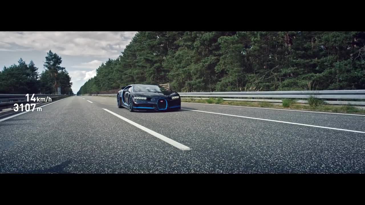 BUGATTI Chiron 0-400-0 km/h in 42 seconds – A WORLD RECORD #IAA2017