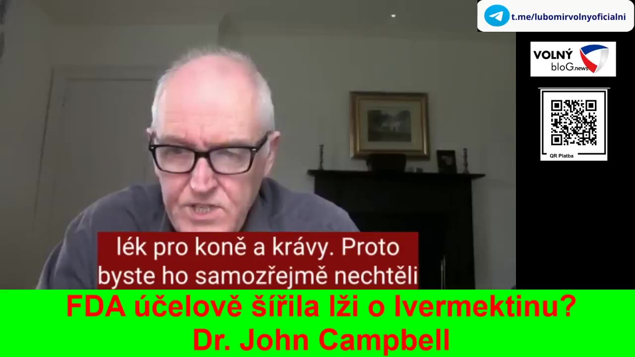 FDA účelově šířila lži o Ivermektinu? Dr. John Campbell