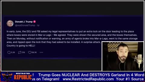 Trump Knew It Was Coming!? He Left A Clue That No One Is Talking About, But Now Is Clear As Day!