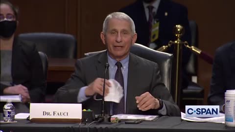 Fauci Being questioned about masks
