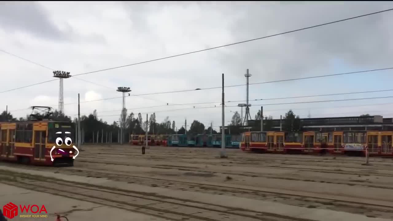 #train and car crush monster trains crush the car on rail road