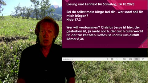 Losung - Wort zum Tag 14.10.2023