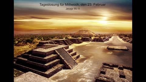 Tageslosung für Mittwoch, den 23. Februar