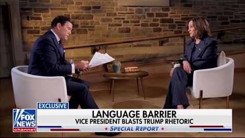 Bret Baier asks Kamala Harris when she first noticed Joe Biden was mentally unstable