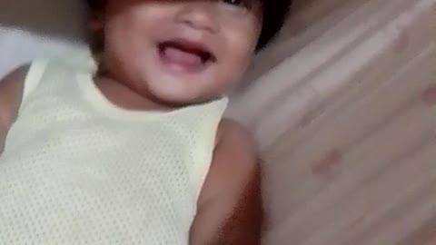 Laughing baby