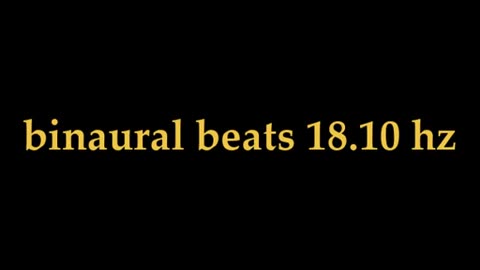 binaural beats 18 10 hz