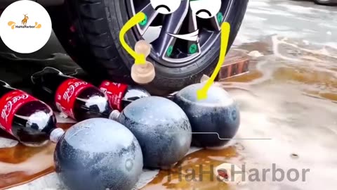 Crushing Crunchy & Soft Things by Car | Experiment Car vs Nails, Coca