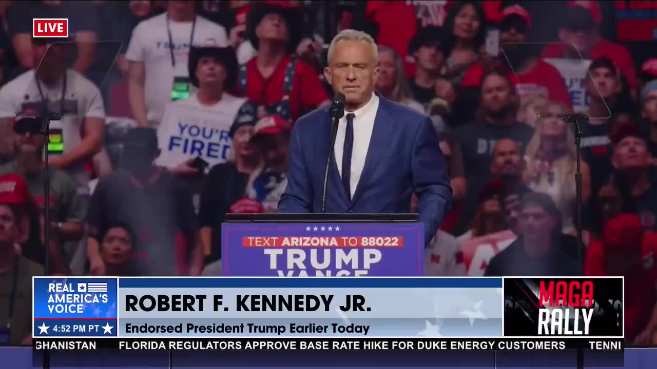 🔥Robert Kennedy Jr's Incredible Speech at President Trump's AZ Rally