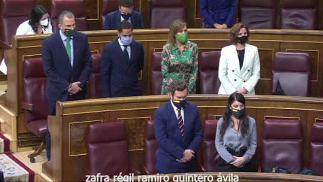 Santiago Abascal lee nombres de victimas de ETA