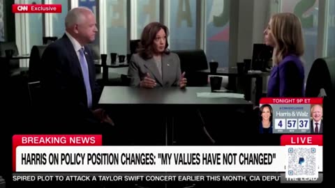 KAMALA GETS HER CNN SOFTBALL INTERVIEW