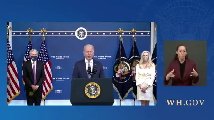 Biden: "We've gone from an economy that was shut down to an economy that is leading the world in economic growth."