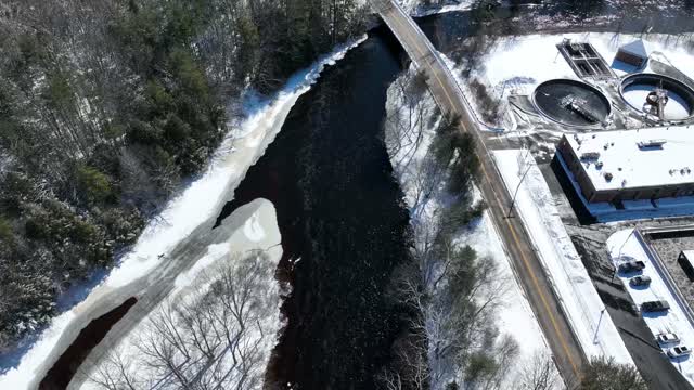 Winter Forest Dron Clip-Dron Video