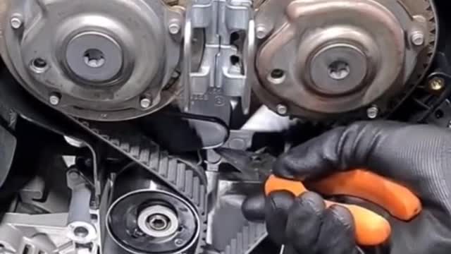 Repair engine installation fixed small accessories