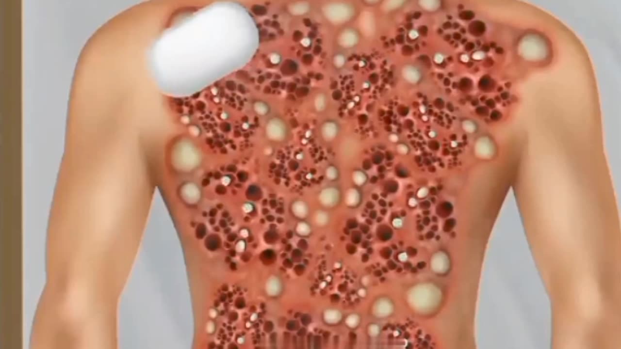 How to remove Tick in his back #anime #animation#3danimation#asmr