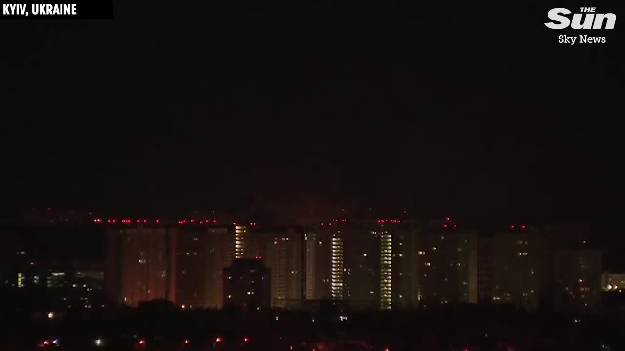 Huge explosion rocks Ukraine capital, Kyiv as Russian invasion rages