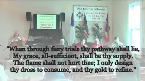 "How Firm A Foundation" 2018