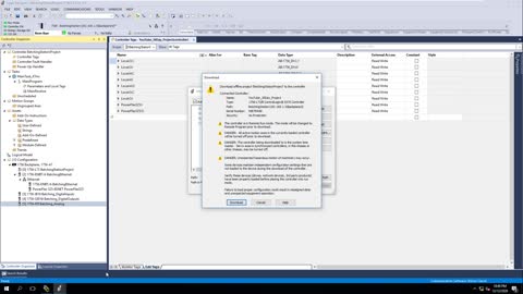 Studio 5000 Tag Structure For I/O | Downloading A Program To A PLC | Batching Station PLC | Day 3