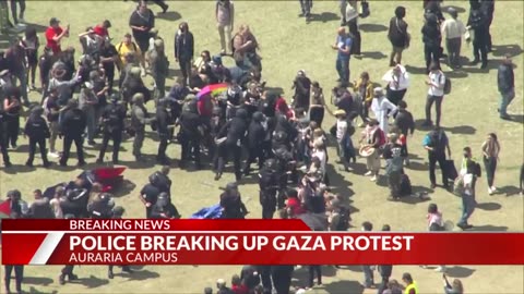 Denver police warn of trespassing at pro-Palestine rally