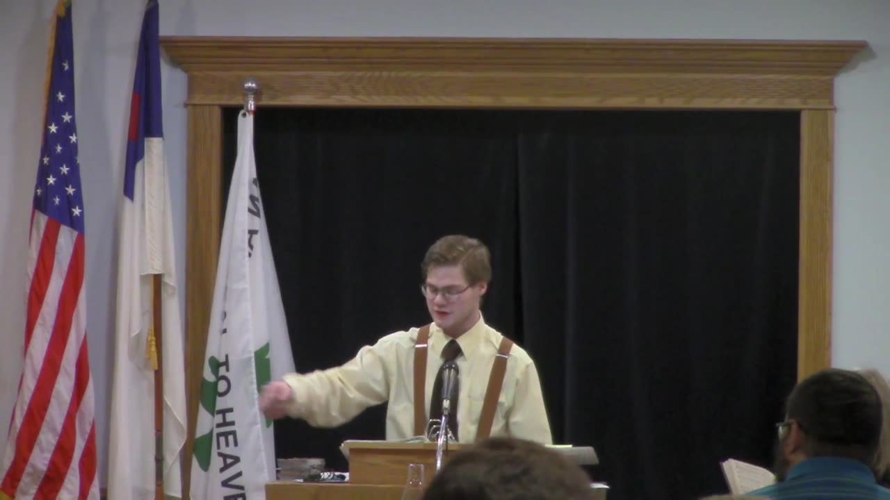 Wednesday Evening. Bro Danial Troyer.