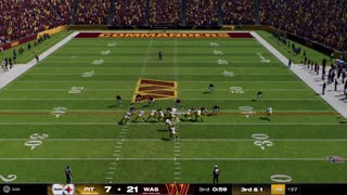 Washington Commanders VS Pittsburgh Steelers Full Game - Madden 25