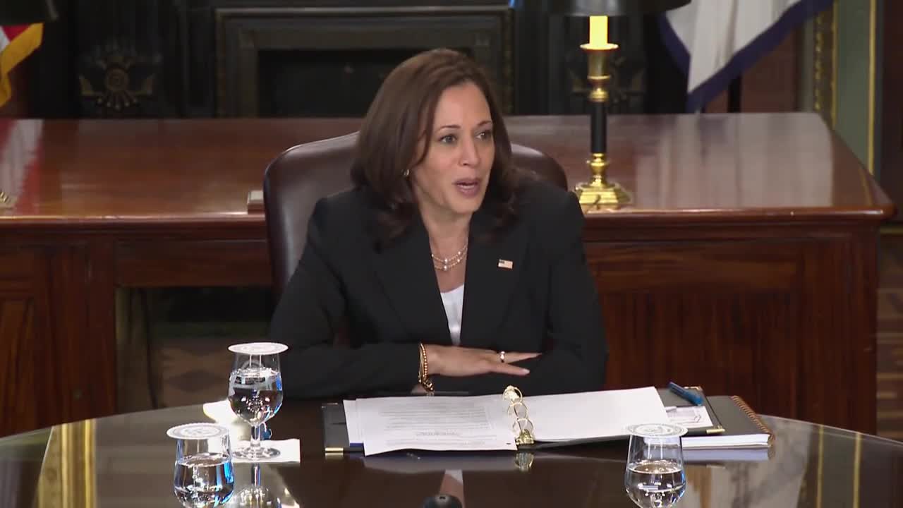 VP Harris Discusses Border Migration; "Most People Don't Want To Leave Home"