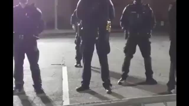 Protester in Rochester heard saying "I can't wait to shoot pigs, it'll be just like call of duty".