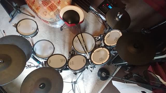 Setting up Rosanna Drumming