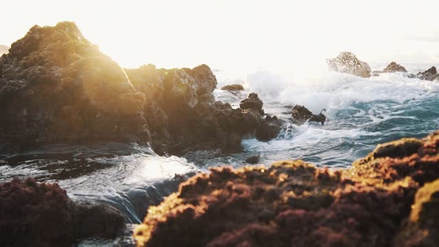Water Crashing Over The Rocks (NCV)