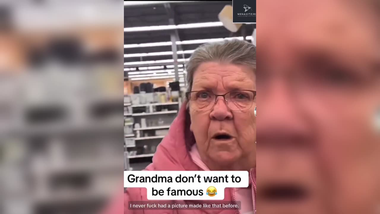 Grandmother want to be viral