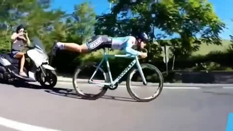 Flower style bike ride