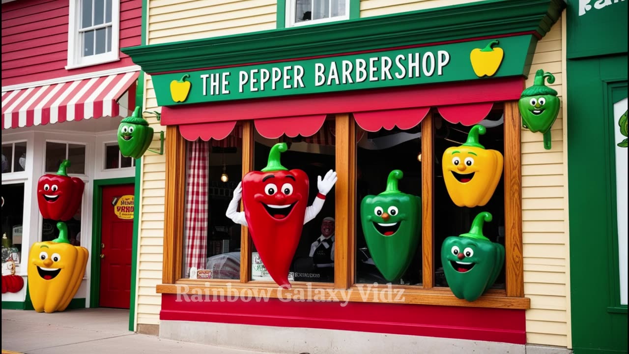 The Pepper Barbershop Story 🌶️ | Fun Kids Song & Animated Adventure! Kids Nursery Rhymes | Rhymes