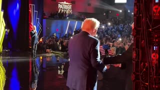 President Donald J. Trump receives the Patriot of the Year Award