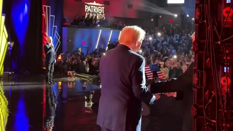 President Donald J. Trump receives the Patriot of the Year Award