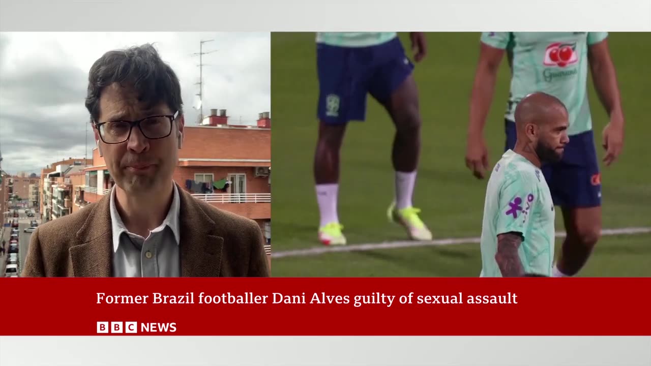 Former Barcelona and Brazil player guilty of raping woman in nightclub _ BBC News