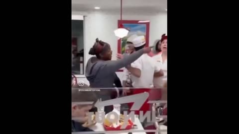 A Refined, Upstanding Lady Acts Very Ladylike During A Dispute Over Service