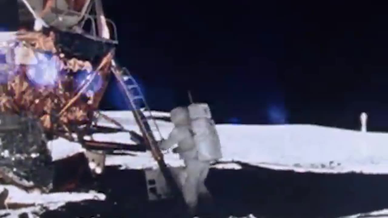 NASA Som ET - 45 - Moon - Apollo 14 - U.S. Flag on the Moon #Shorts