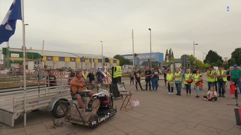 Wolgast - Michael mit einer weitere Musikalische Darbietung 02-08-2022