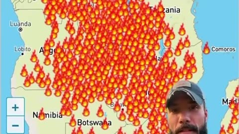 All the current active wildfires simultaneously. Engineered.