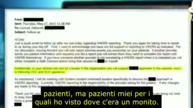 Deborah Conrad, assistente medico: marea di morti da vaccino