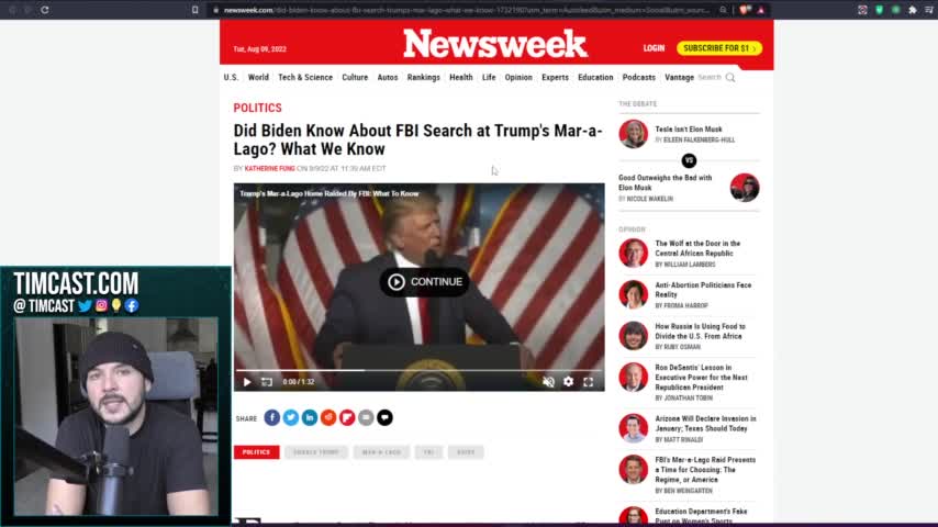 Judge Who Signed FBI Raid On Trump Linked To EPSTEIN In SHOCKING Development, Civil War Trending
