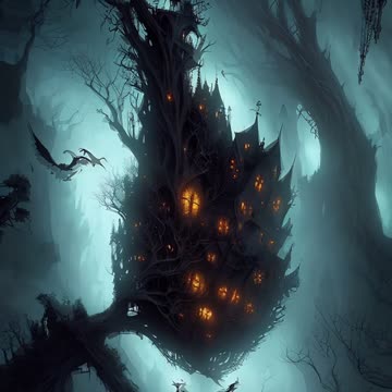 Whimsical Dreamscape: Passionate Singing Amidst Fantastical Creatures