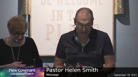 September 18 2022 - Pastor Helen with the Message