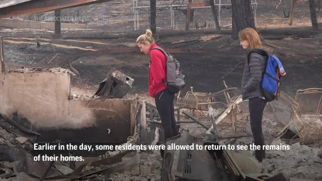 Snow now covers fire-scarred Denver suburbs